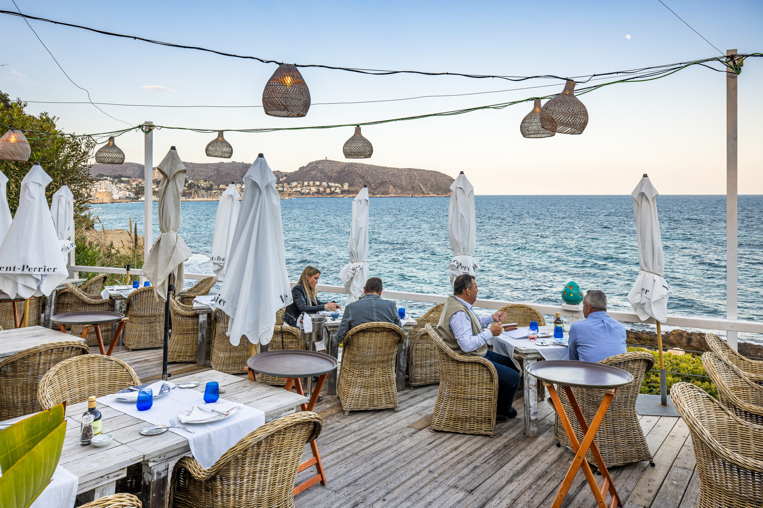 Uitzicht Moraira vanaf Amantes